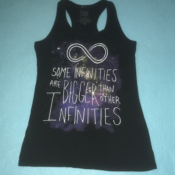 THE FAULT IN OUR STARS graphic muscle tank top 100% cotton size XS - Picture 1 of 8